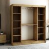 Interieur van de LAMELO 200 kleerkast
