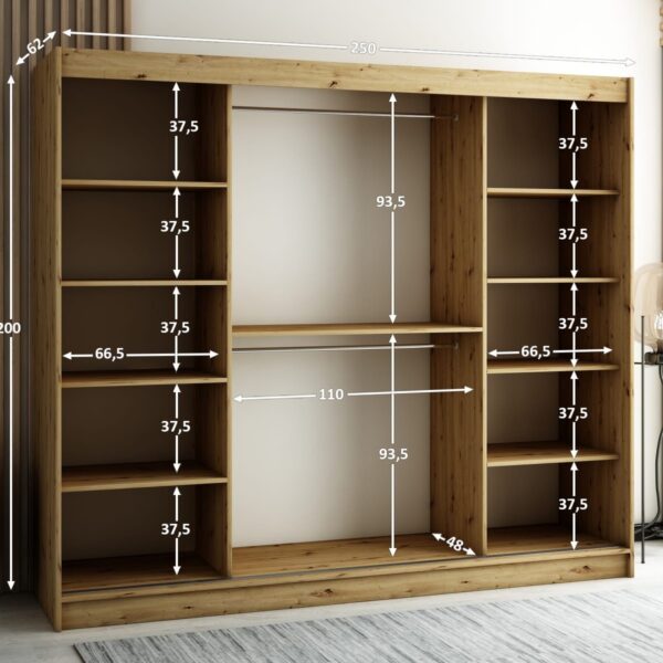 Dimensionering LAMELO 250