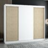 Witte ruime LAMELO 250 kast met lattenbodems