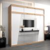 Kledingkast RHOMB 250 cm met bovenkast