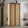 Szafa CANNES 1-120 45 czm głebokości. Korpus dąb artisan , fronty dąb artisan listwa czarna