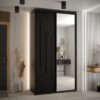 Kast CANNES 9-130 Breedte: 45 cm Korpus: zwart Front: zwart Lijst: zwart
