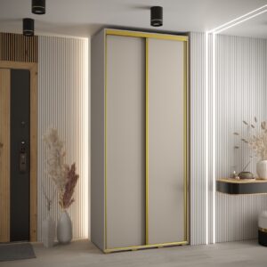 Szafa DAKOTA 1 120 szerokość 45cm kolor kaszmir prowadnica złota