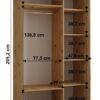 Afmetinge 130/60/205