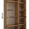 Afmetinge 140/60/205