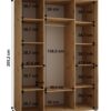 Afmetinge 160/60/205
