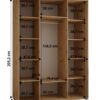 Afmetinge 180/60/205