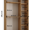 Afmetingen 150/ 45/235
