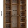Afmetinge180/60/235