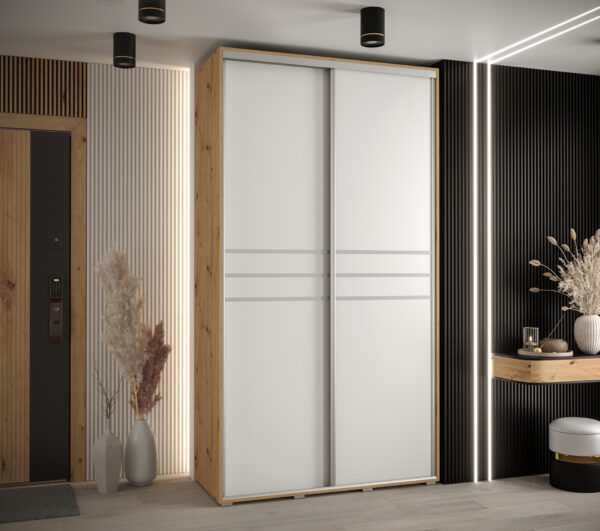 Schuifkledingkast CANNES 130 cm – diepte 45 cm — foto 3