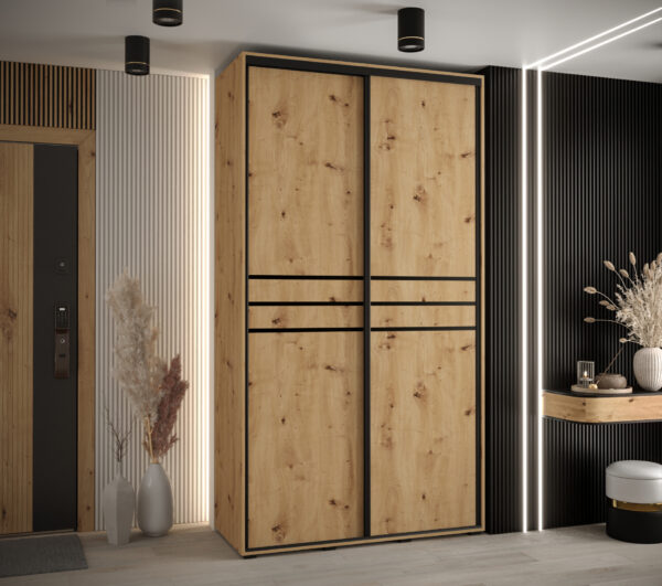 Schuifkledingkast CANNES 130 cm – diepte 45 cm — foto 6