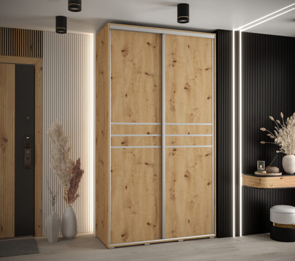 Schuifkledingkast CANNES 130 cm – diepte 45 cm — foto 7