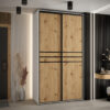 Schuifkledingkast CANNES 130 cm – diepte 45 cm — foto 8