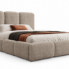 Beige gestoffeerd bed MAFFO met hoog hoofdbord – Abriamo 03