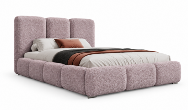Gestoffeerd bed MAFFO met hoog hoofdbord Abriamo 11