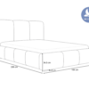 Bed MAFFO Afmetingen 140x200