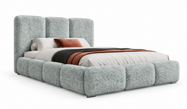Gestoffeerd bed MAFFO met hoog hoofdbord Abriamo 10