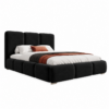 Zwart gestoffeerd bed MAFFO met hoog hoofdbord – Kronos 07