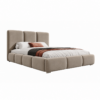 Beige gestoffeerd bed MAFFO met hoog hoofdbord – Kronos 14