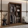 Schuifdeurkast RUBINO 120 cm — interieur