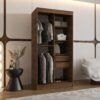 Schuifdeurkast RUBINO 100 cm — interieur
